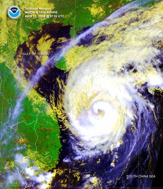 Typhoon Neogure April 2008