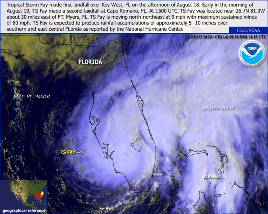 August 2008 Tropical Fay