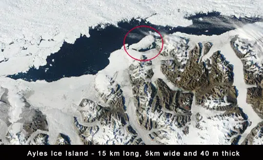 Ellesmere Island Ayles Ice Shelf