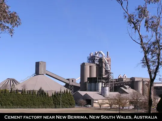 Cement factory New South Wales, Australia