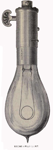 brush swan lamp - lighting 1888