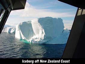 new zealand NZ Iceberg