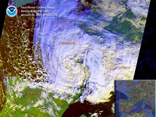 Extra tropical cyclone France