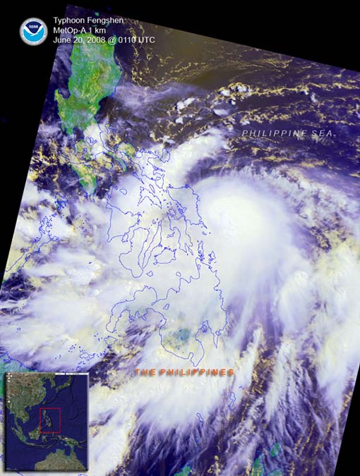 June 2008 Typhoon Fengshen