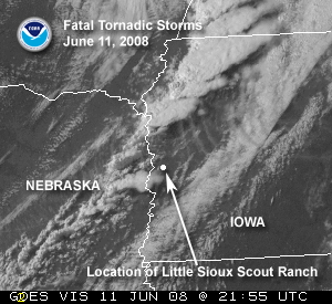 June 2008 USA storms