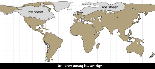 Ice Age map