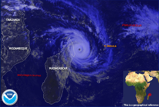 March 2007 tropical cyclone Indlala