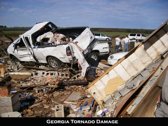 March 2007 Tornado damage Georgia