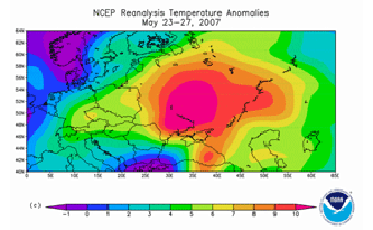 MAY 2007 Russian heat wave