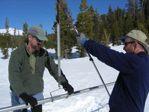 Measuring snowfall