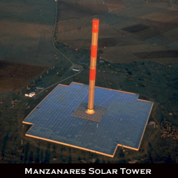 Solar tower in Spain
