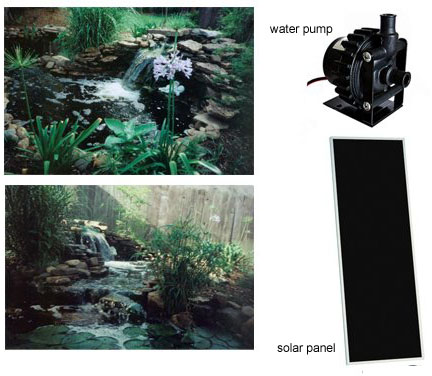solar fountain components