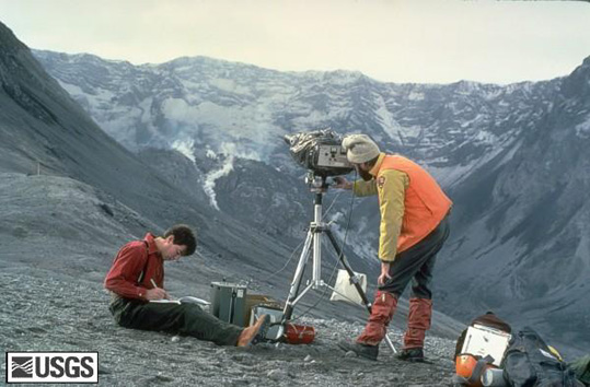volcano COSPEC measuring