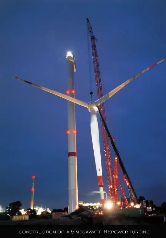 largest wind turbine 5MW 