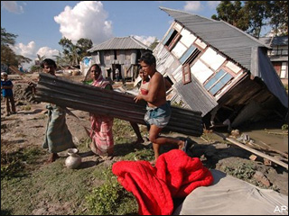 Cyclone Sidr Destruction - Bangladesh